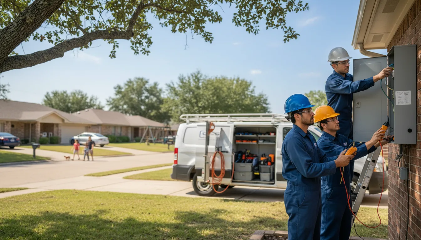 Certified electrician providing emergency electrical services in Hines, MN